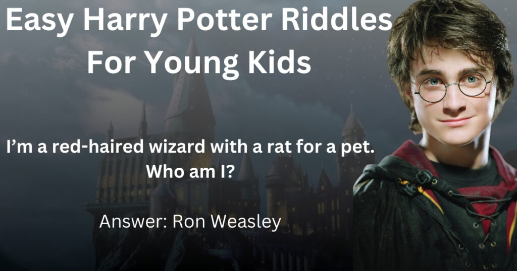 Easy Harry Potter riddles for young kids
