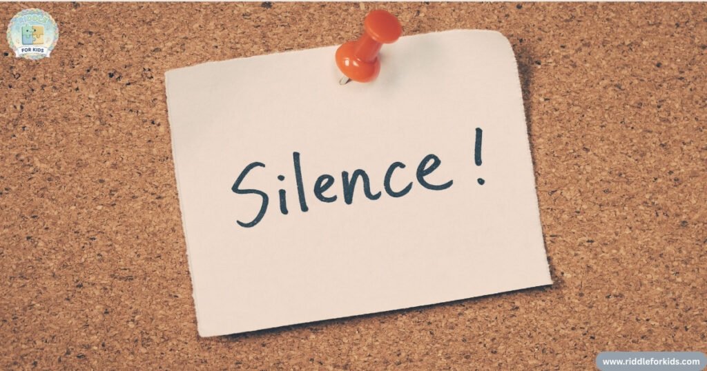 Funny Silence Riddles