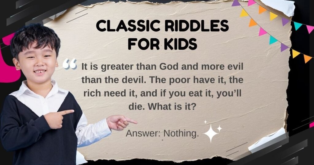 Classic Riddles For Kids