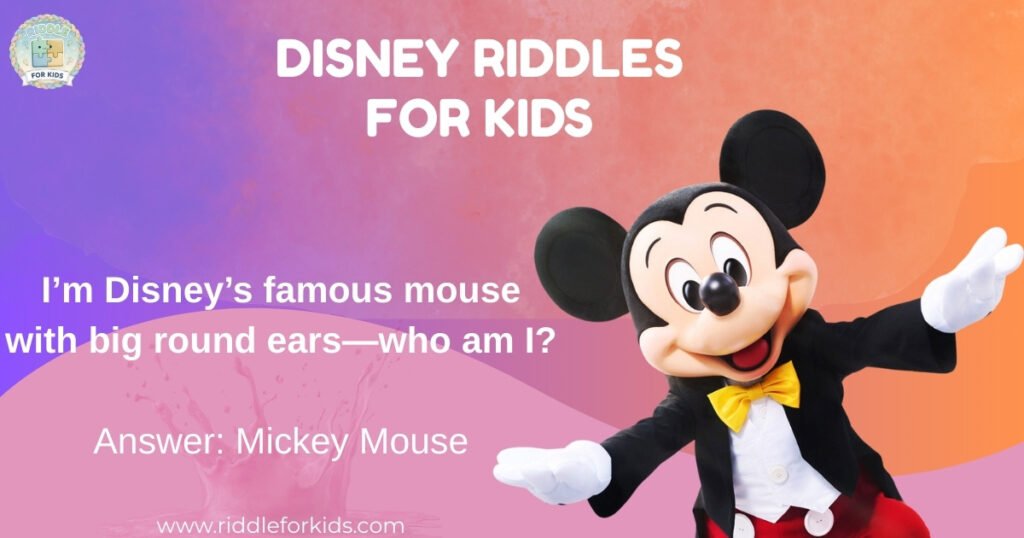 Disney riddles For Kids