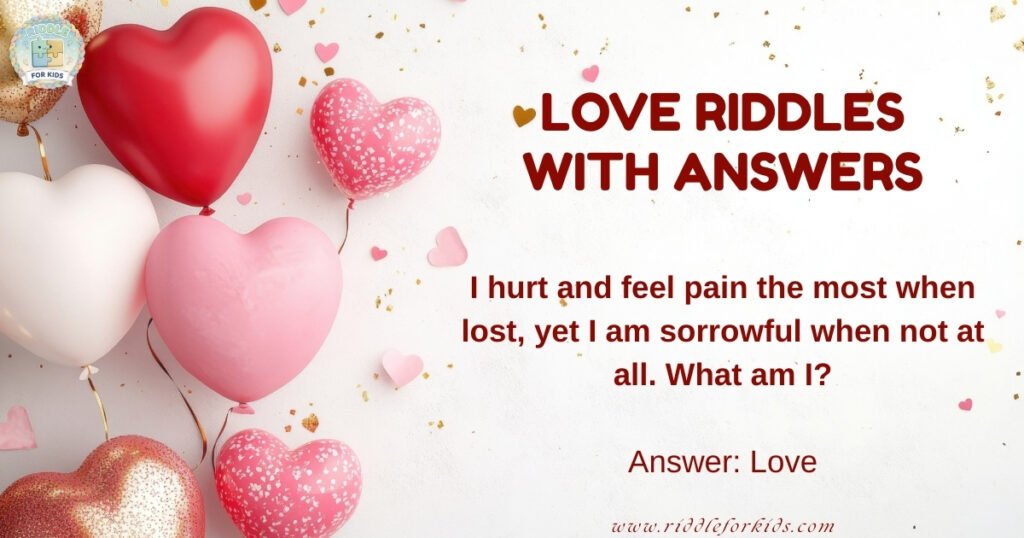 Love Riddles With Answers