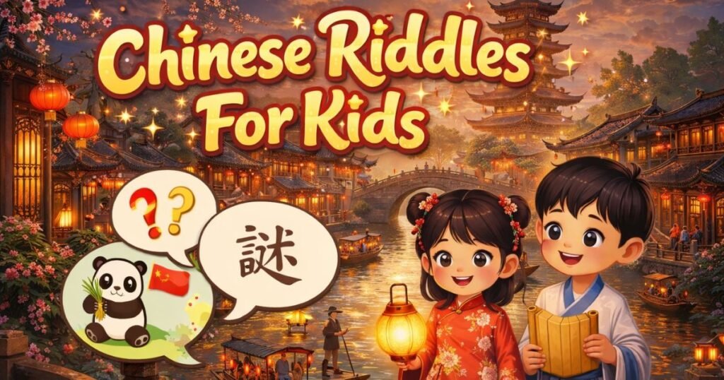 Chinese Riddles For Kids