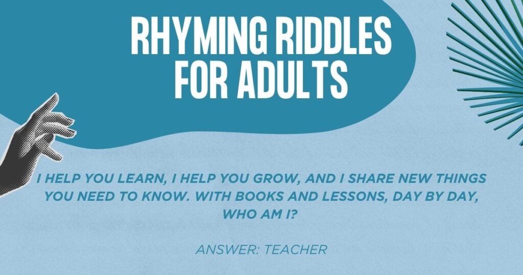 Rhyming Riddles for Adults