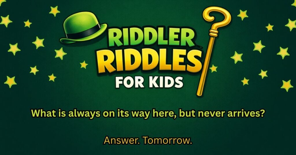 Riddler Riddles For Kids